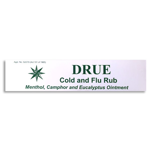 OINTMENT DRUE COLD & FLU RUB TUBE 25g