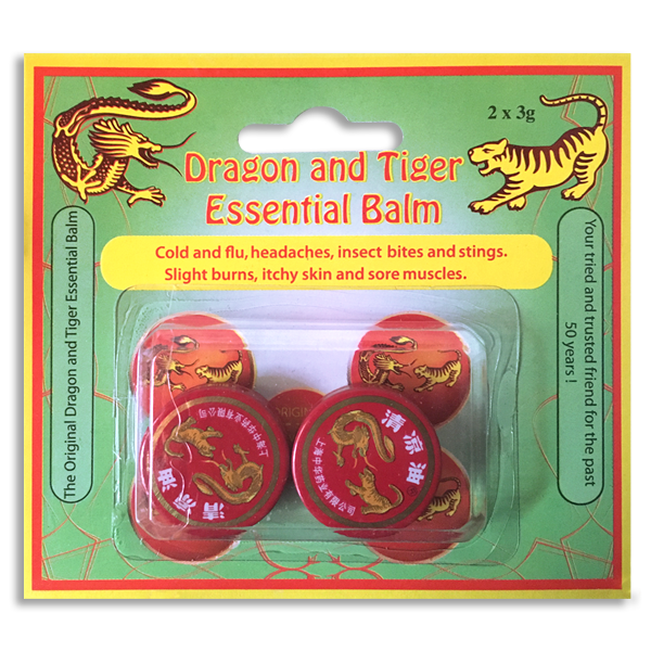 DRAGON & TIGER BALM BLISTER 2s 3G TINS