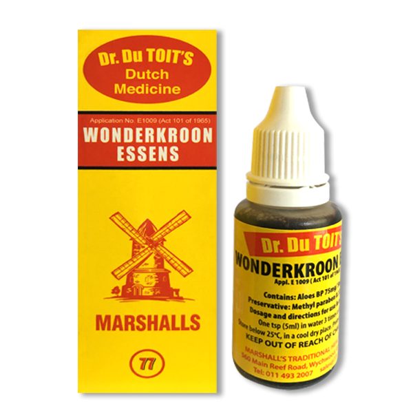 DR DU TOIT'S DUTCH MEDICINE WONDERKROONE DRUPPELS 20ML