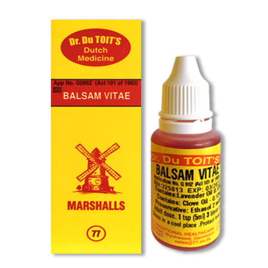 DR DU TOIT'S DUTCH MEDICINE BALSAM VITA  20ML