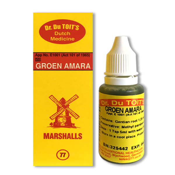 DR DU TOIT'S DUTCH MEDICINE GROEN AMARA 20ML