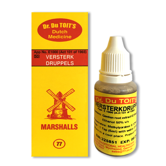 DR DU TOIT'S DUTCH MEDICINE VERSTERKDRUPPELS 20ML