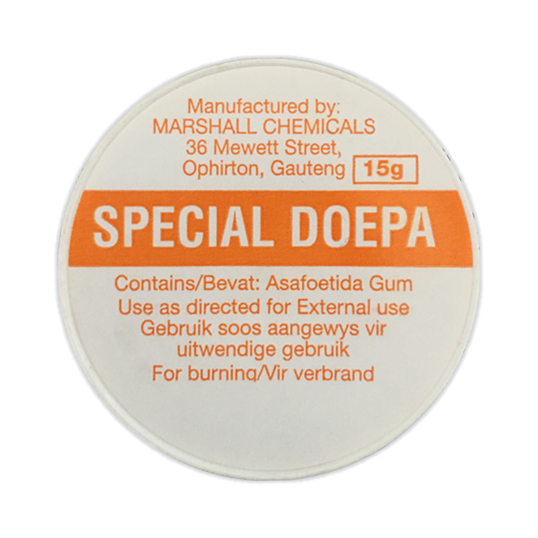 Doepa Powder OINTMENT SPECIAL DOEPA 15g – Marshalls Traditional Healthcare