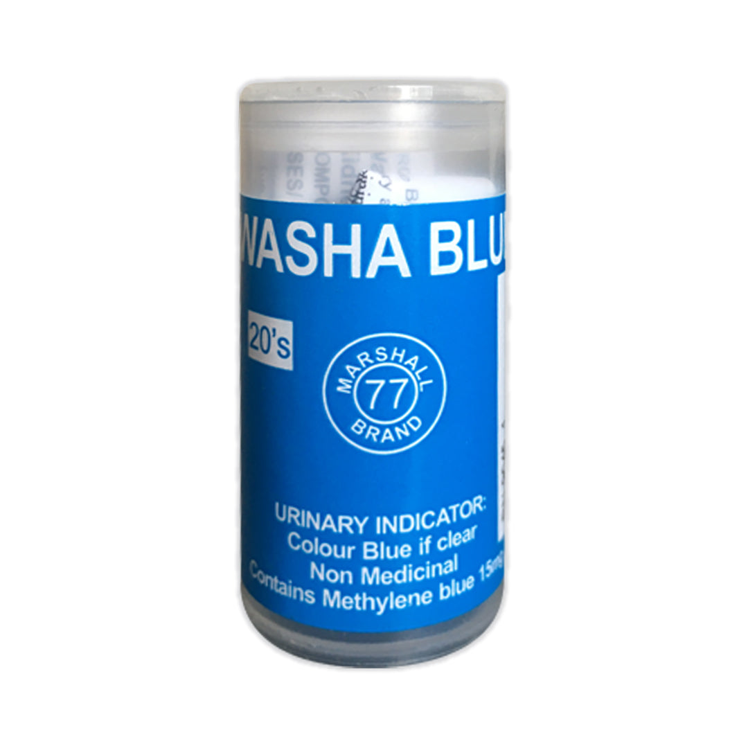 TABLETS WASHA BLUE 20s VIAL