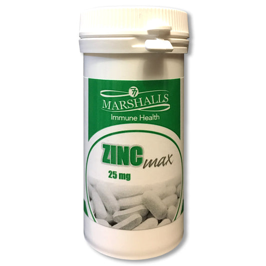 TABLETS ZINC MAX 25MG 30s